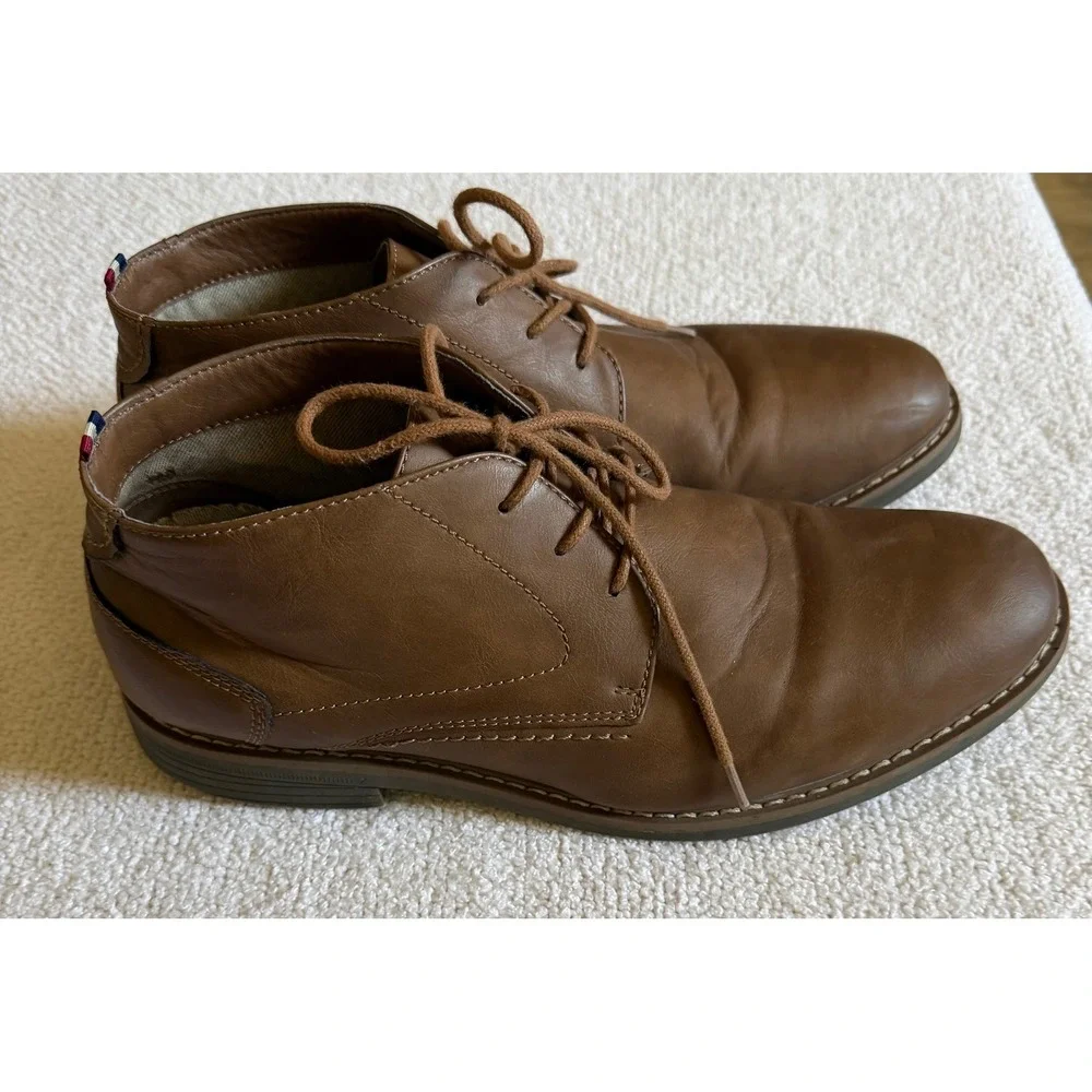 Saddlebred Icon Mens Brown Chukka Dress Boots Size 10.5 M Slip Resistant